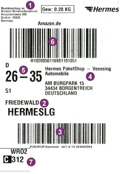 paket wurde zurück an das lager geschickt hermes|paketaufkleber hermes.